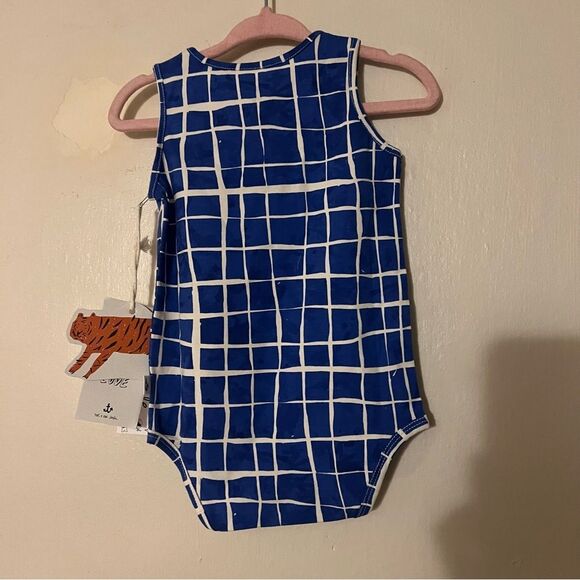 Noe & Zoe Swimming Pool Blue Tank Bodysuit Size 6-12 Months NWT - Picture 3 of 4